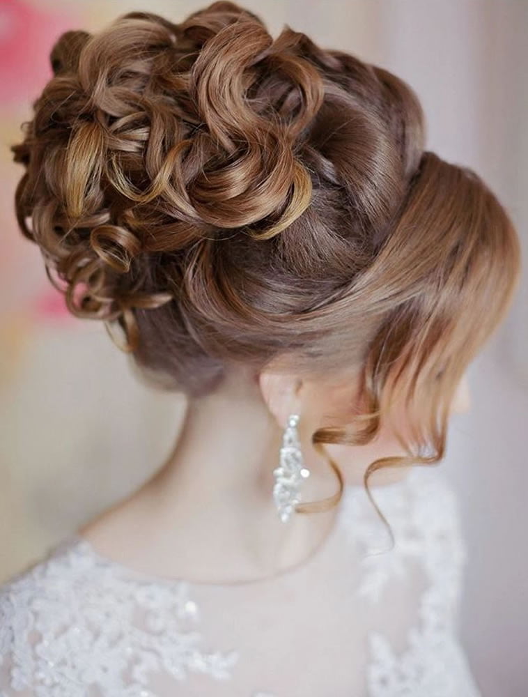 2018 Wedding Updo Hairstyles For Brides Hair Colors For Long Hair  2018 Wedding Updo Hairstyles For Brides Hair Colors For Long Hair