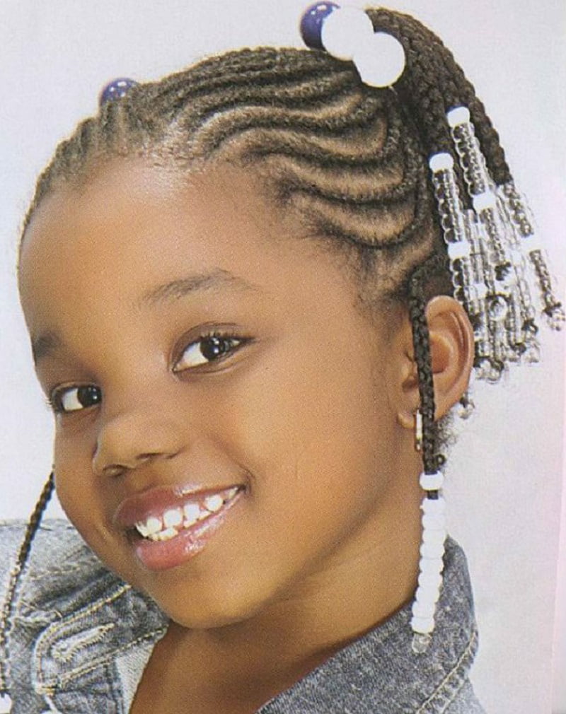 Little Black Braided Hairstyles