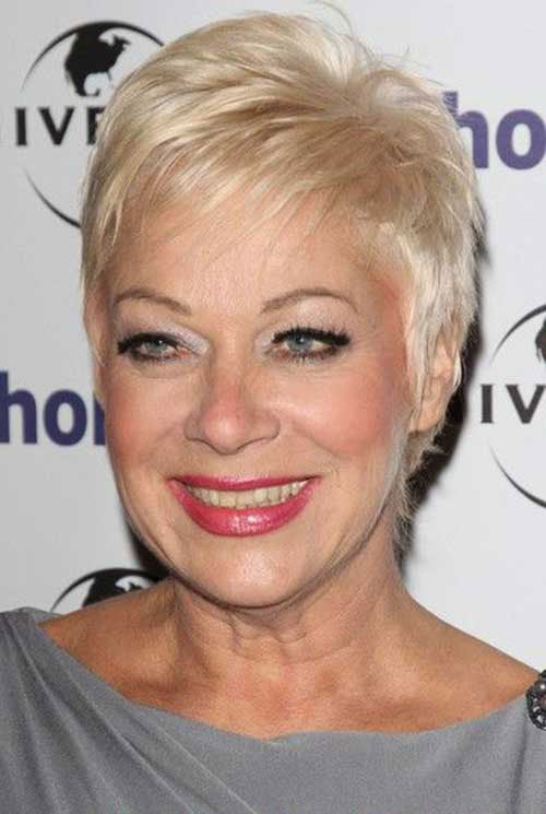 Pixie Short Gray Hairstyles and Haircuts over 50 in 2017
