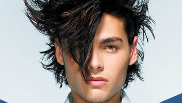 Short Messy Hairstyles for men with Long faces 2017