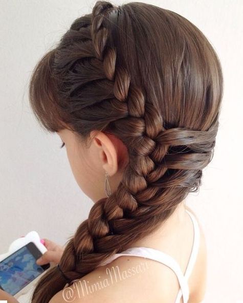 Braided Hairstyes for Girls kids 2016-2017 2