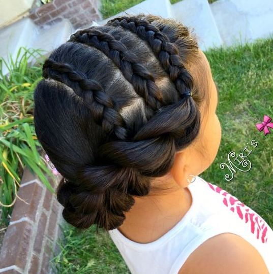 Braided Hairstyes for Oval Faces Little Girls 2016-2017