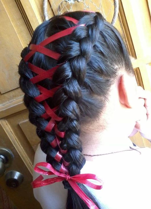Braided Hairstyes for Girls red-lined 2016-2017