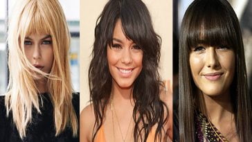 2017 Hairstyles with bangs for every face shape