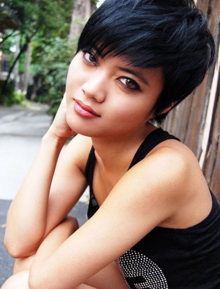Best Pixie haircuts for straight black hair