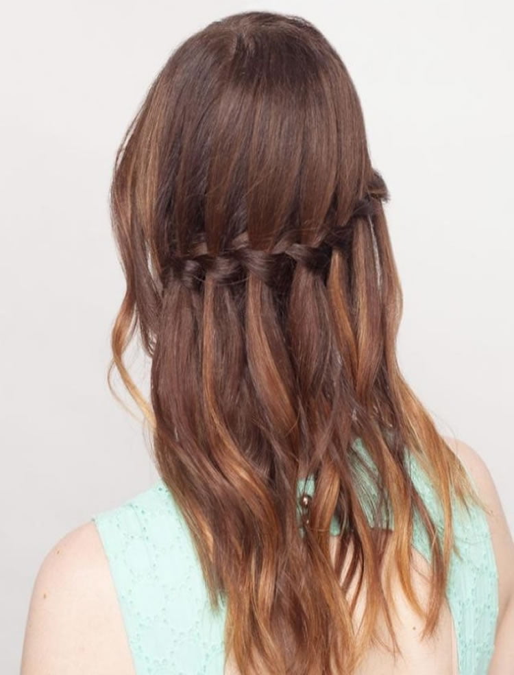 Loose side braid long hairstyles