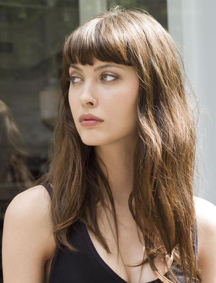 100 Cute Hairstyles with Bangs for Long, Round, Square ...