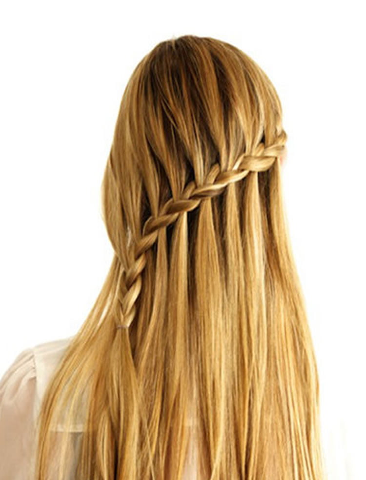 Prom hair waterfall braid – HAIRSTYLES
