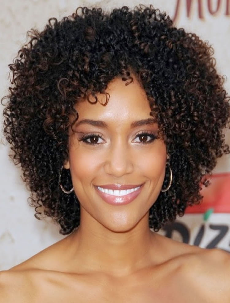 Black Curly Perm Hairstyles