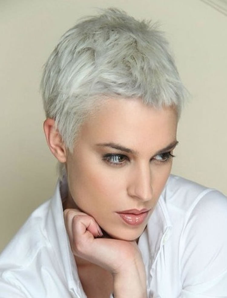 White Hair Cuts