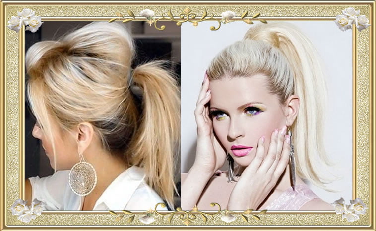 Updo Ponytail Hairstyles for Long Hair