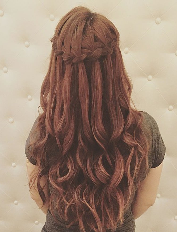 100 Chic Waterfall Braid Hairstyles – How to Step by Step 