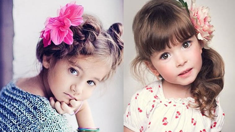 Beautiful hair style for little girls