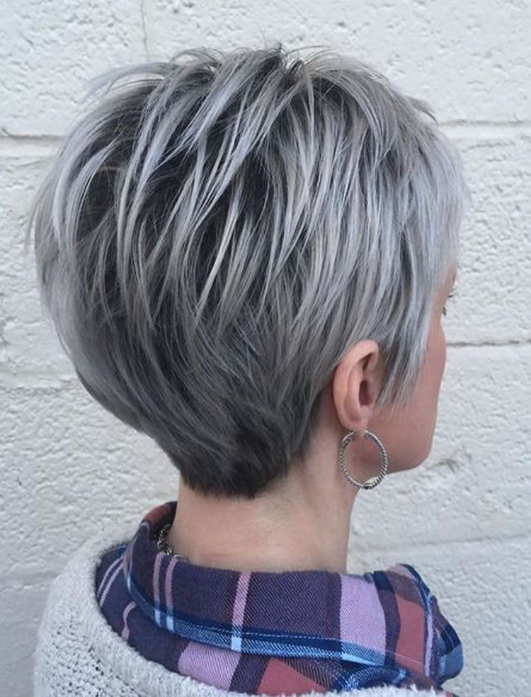 Attractive Bob Haircuts For Grey Hair Over 40 Hairstyles 