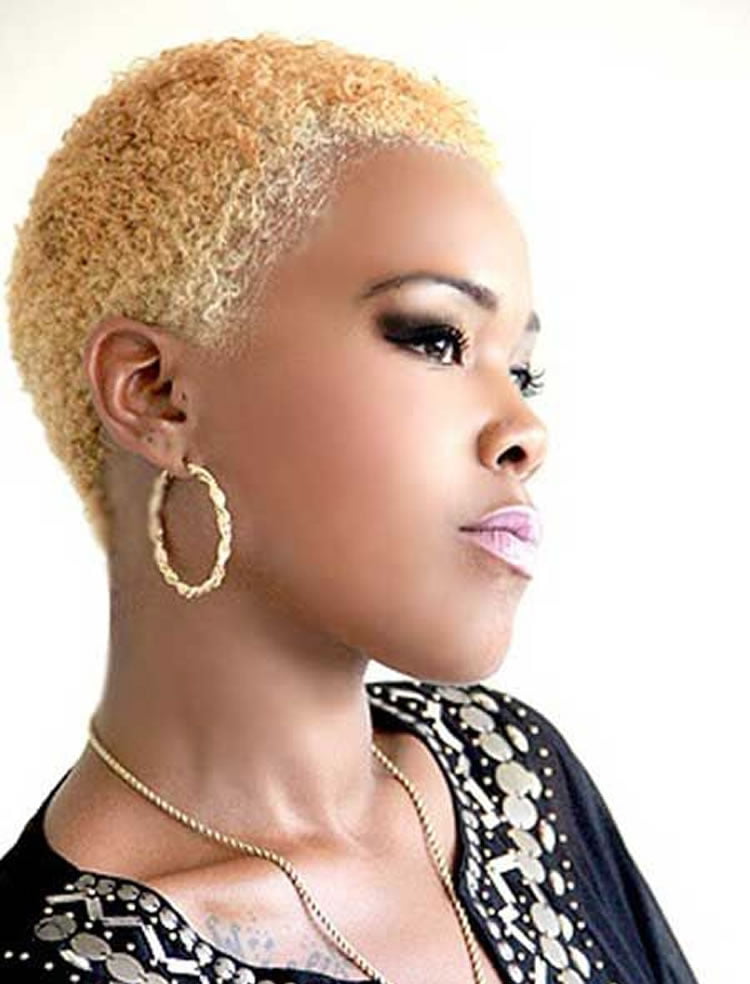 African American Short Blonde Hairstyles