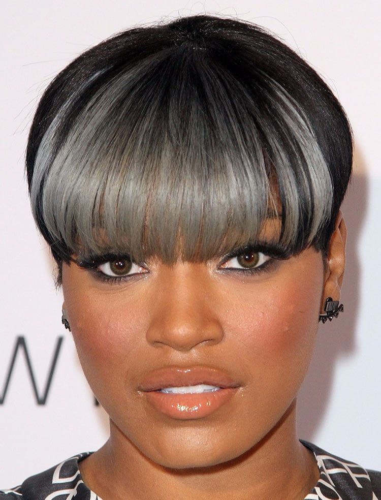 African American Short Gray Hairstyles