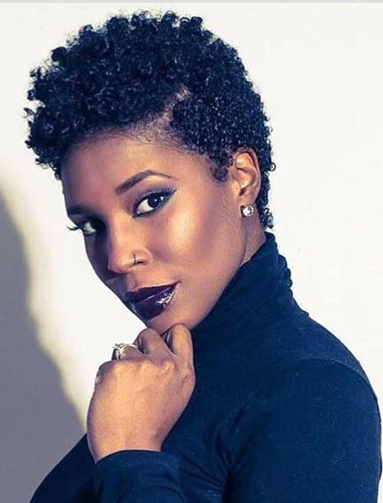 Short Natural African American Hairstyles - Photos