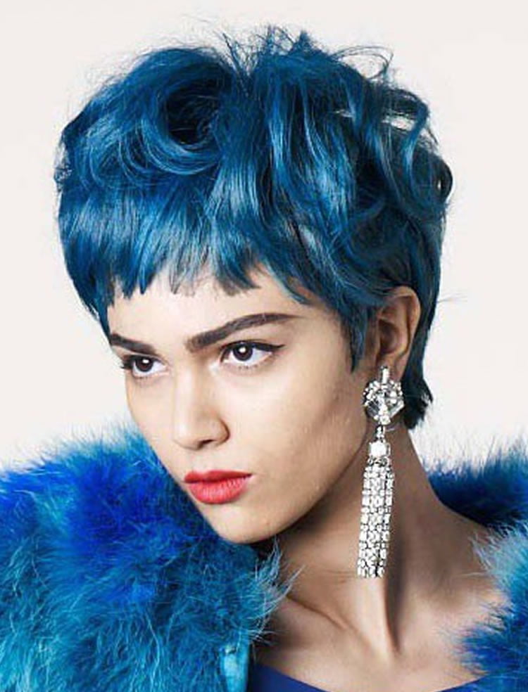 Short Blue Hairstyles