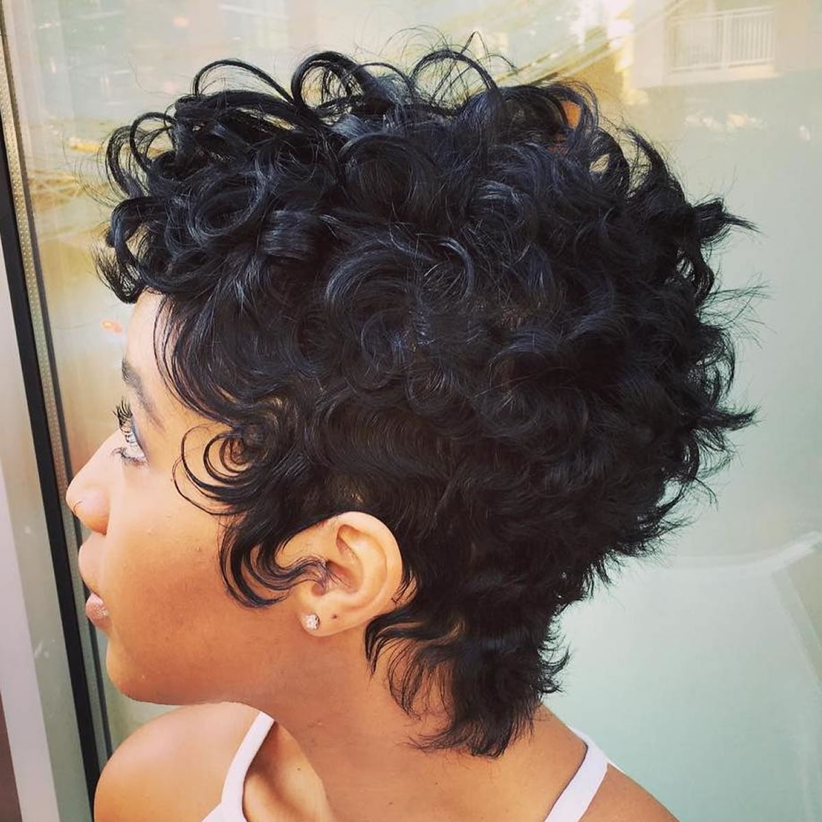 Short Curly Hairstyles For African American Hair