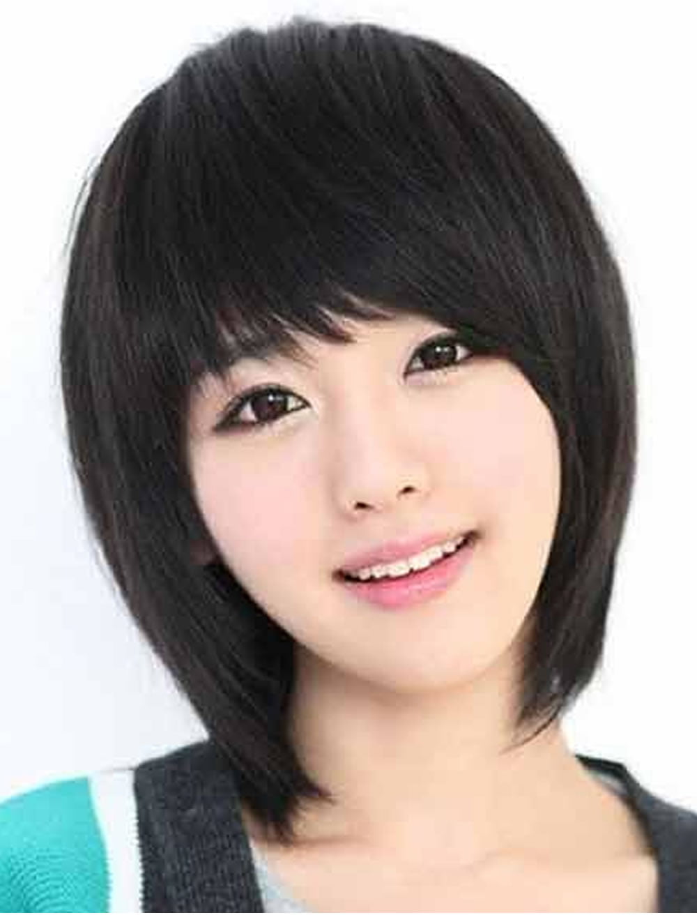 Asian woman with a textured bob haircut