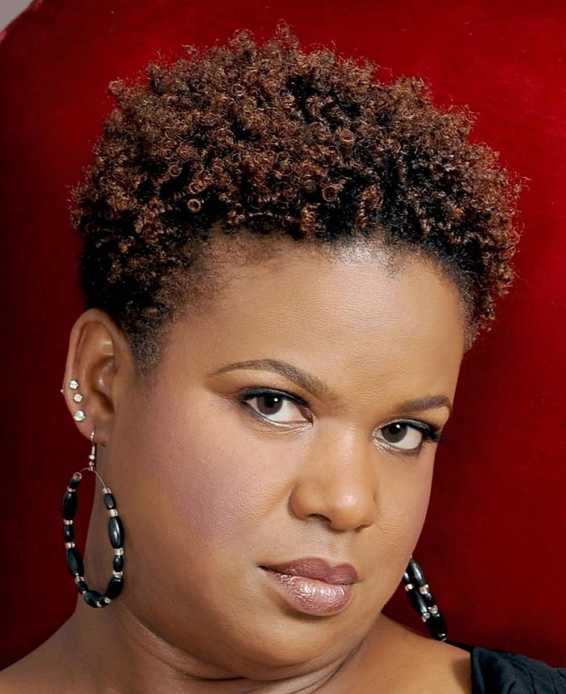African American Short Hairstyles For Round Faces
