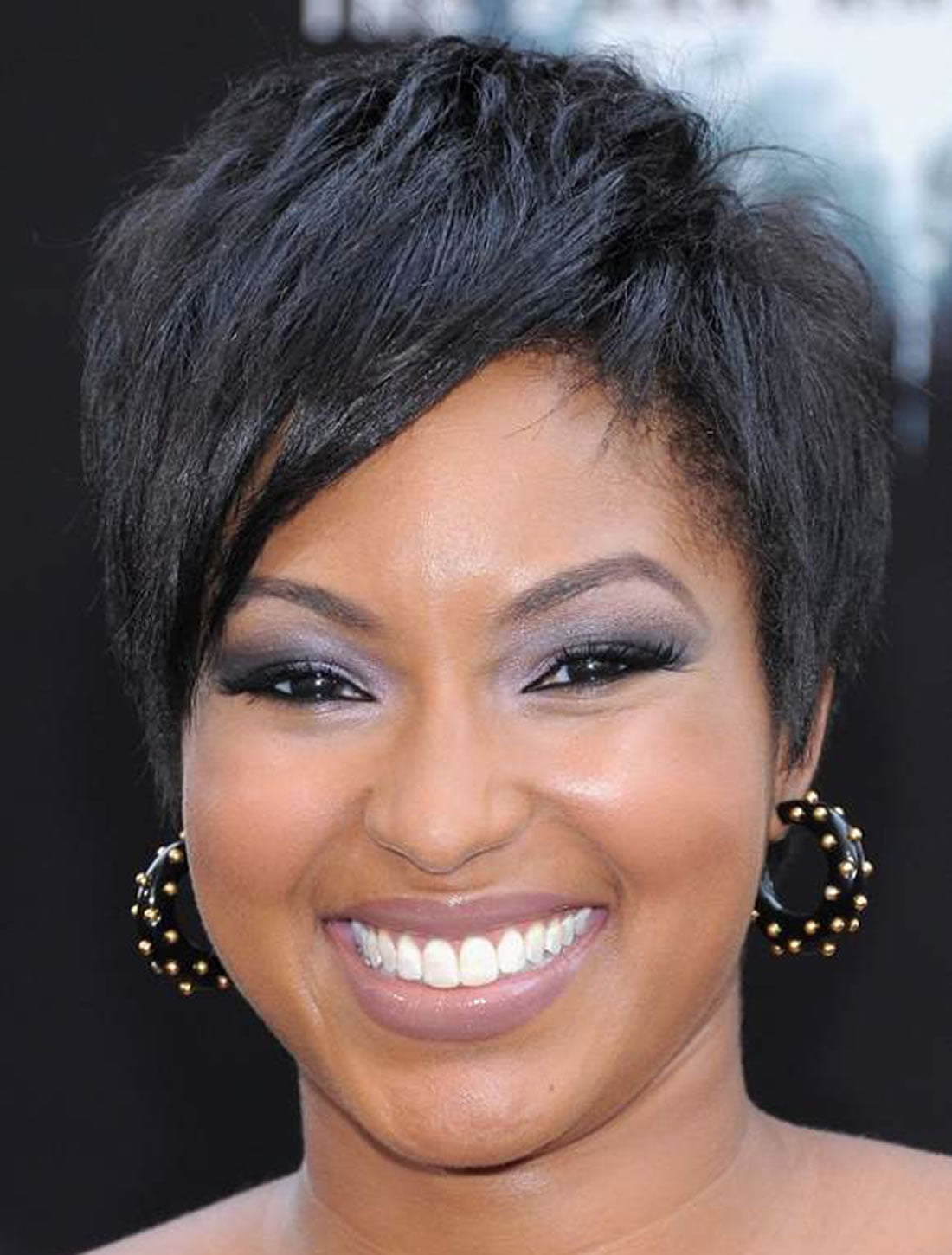 Short African American Hairstyles Round Faces