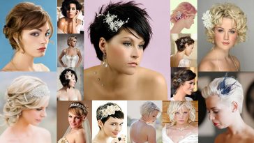 2018 Wedding Hairstyles and Make Up Guide For Short Hairs