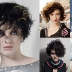Asymmetrical Short Curly Hair Styles 2018 & Short Bob Hair Cut Ideas 2018-2019
