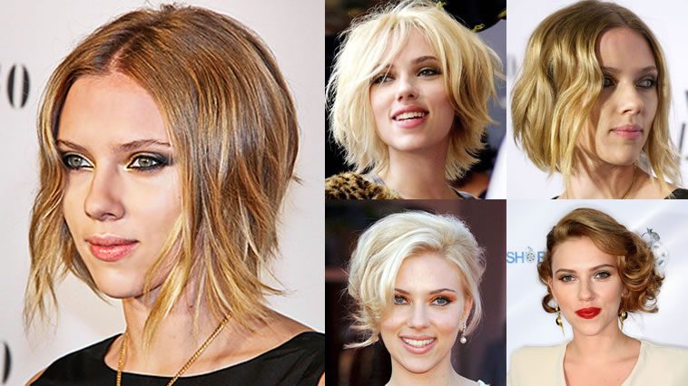 Scarlett Johansson's Hairstyles 2018 & Bob + Pixie Hair for Short Hair