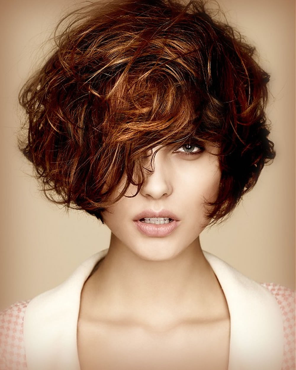 Short Bob Hairstyles & Haircuts for Women 2018-2019 Messy Short Brown