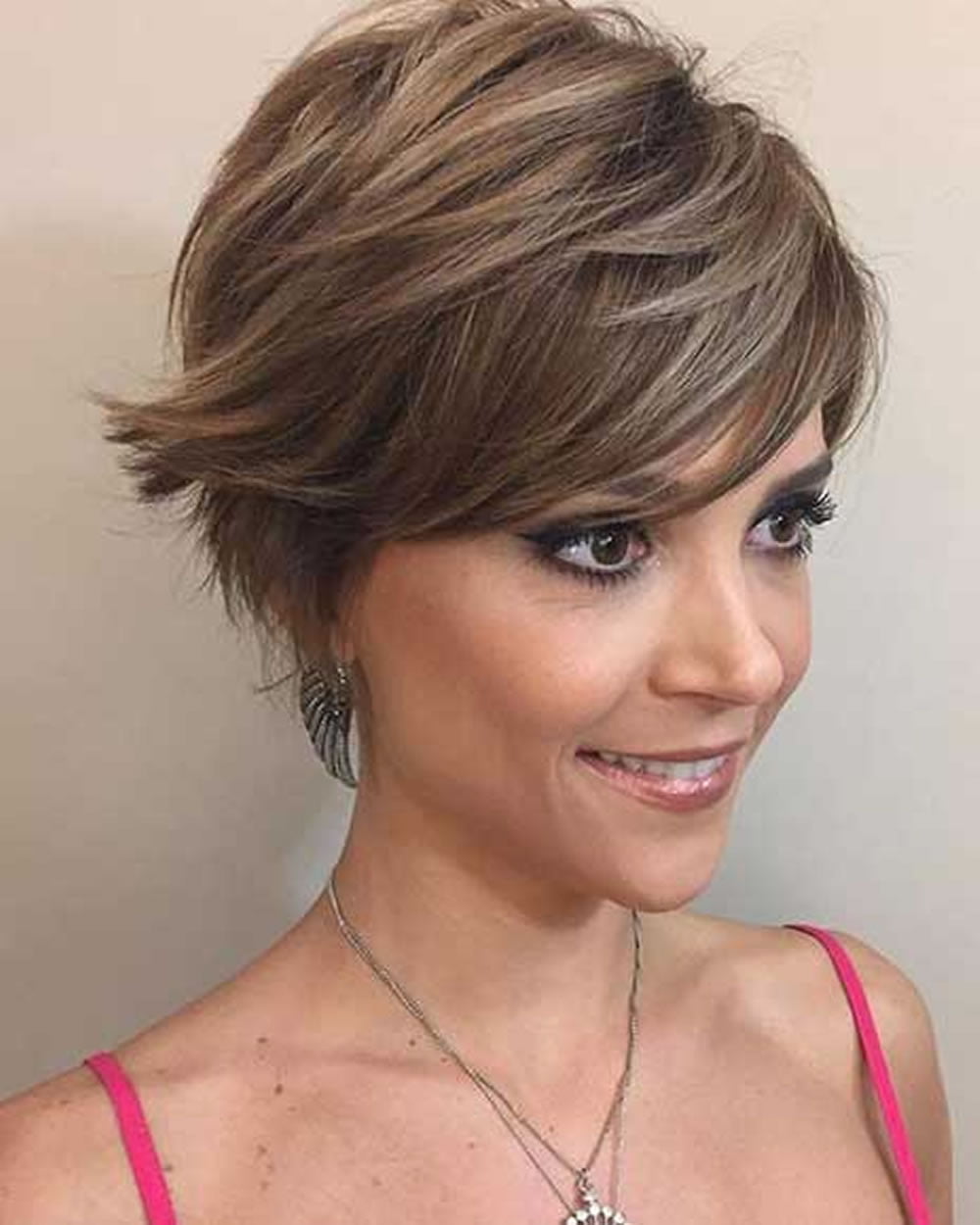 Side Swept Balayage Ommre Short Haircut – HAIRSTYLES