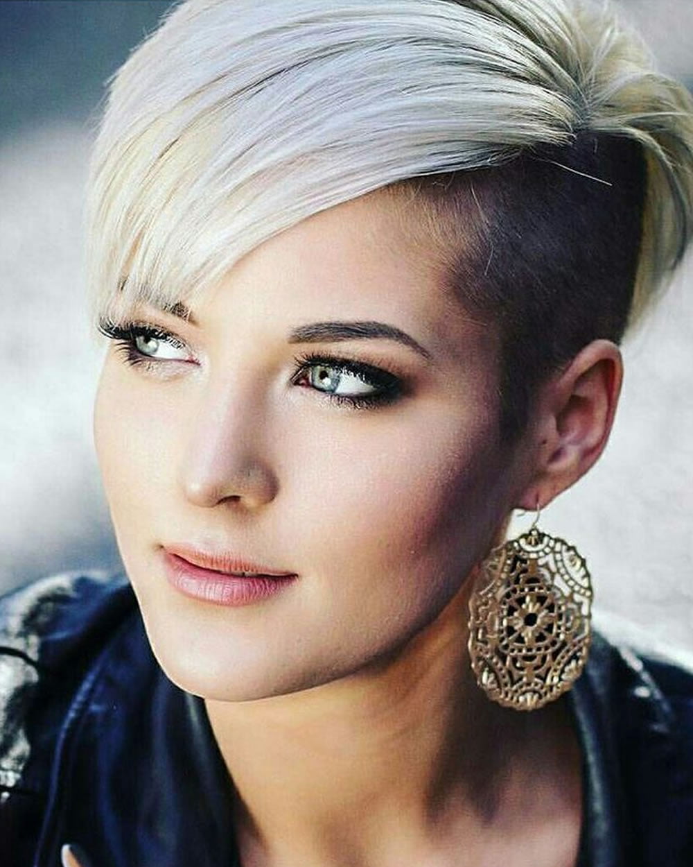 Side Undercut Straight Short Pixie Hair 2018 2019 Hairstyles 