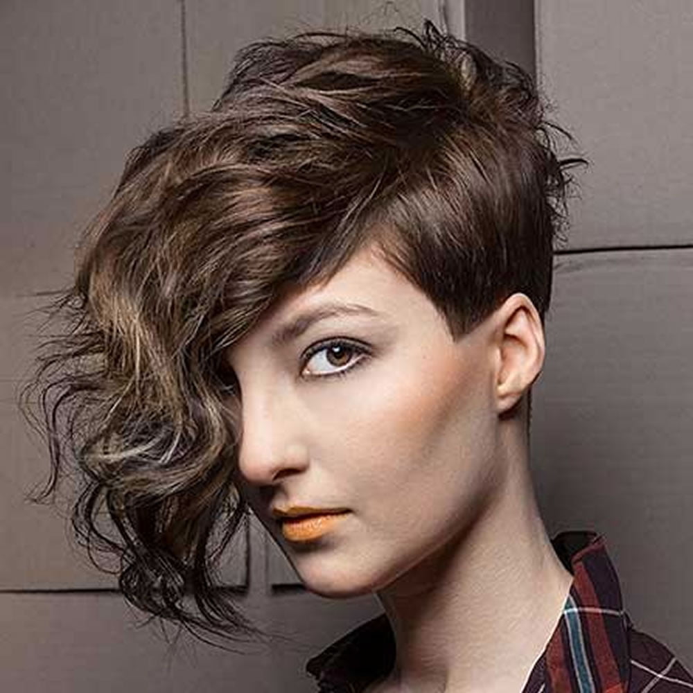 2022 Undercut  hair  design for girls Pixie hairstyle  