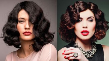 Modern Finger Wave Short Bob Haircut & Hairstyle Images for 2018-2019