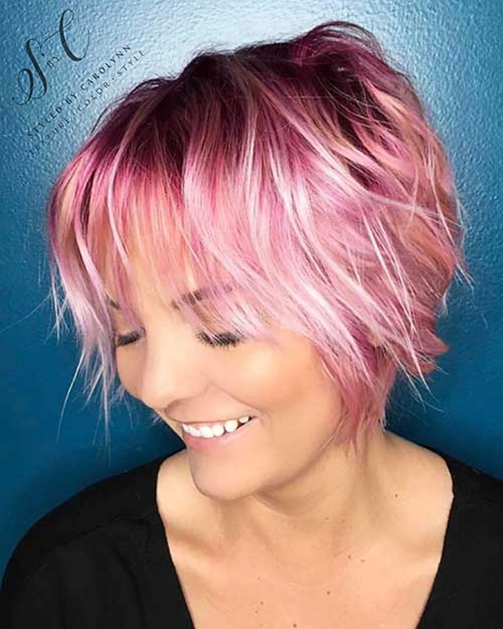 30 Best Short Bob Haircuts with Bangs and Layered Bob Hairstyles Page