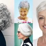 Short Gray Hairstyle Images and Hair Color Ideas for Older Women Over 50