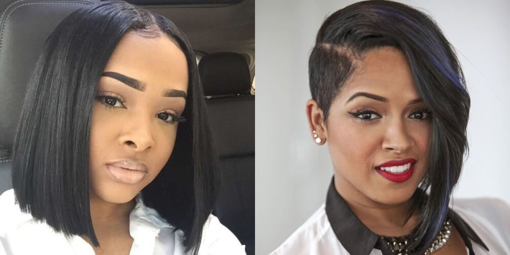 bob haircut 2019 black