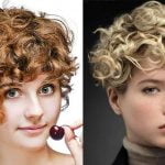 Short Curly Asymmetrical Bob Haircut for Short Hair