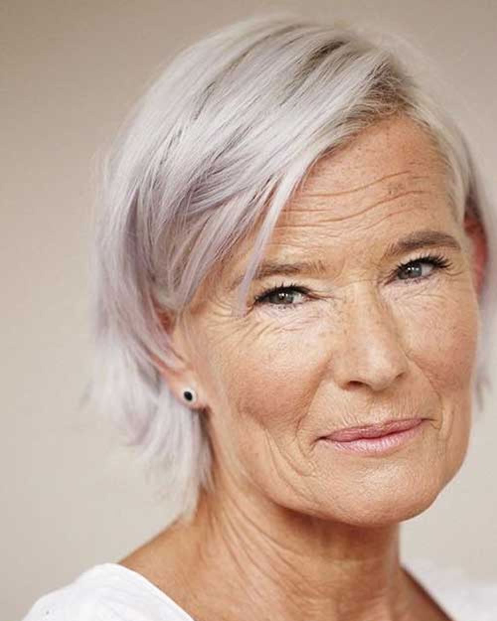 Short Hairstyles for Older Women Over 60.