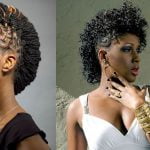 Mohawk black women hairstyles for summer 2018-2019
