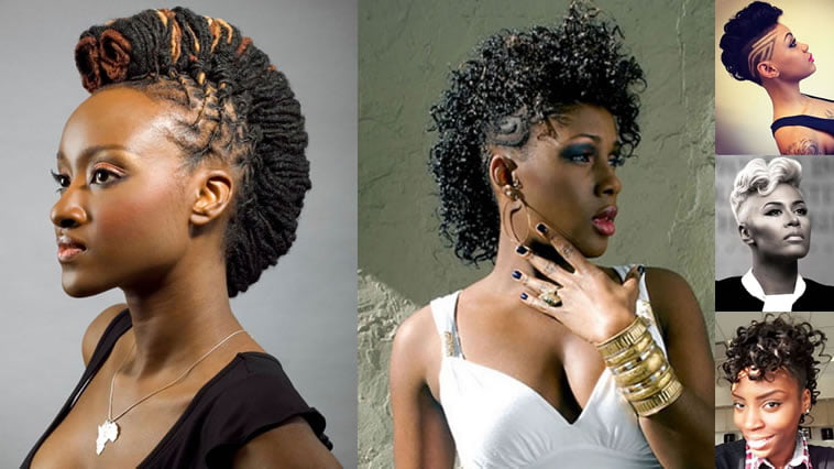 Mohawk hairstyles for black women in summer 2020-2021 ...