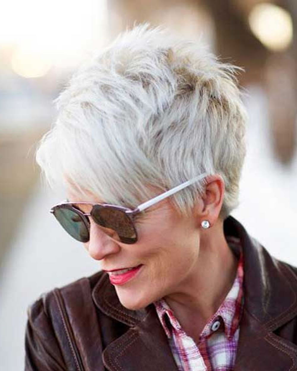 older women's pixie hairstyles 2019 and grey hair for short haircut