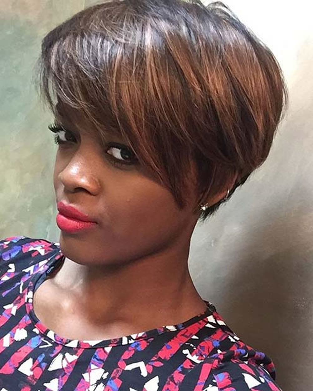36 Low maintenance short natural haircuts for black females 2021 for Round Face