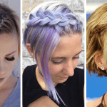 Trendy short hair braid