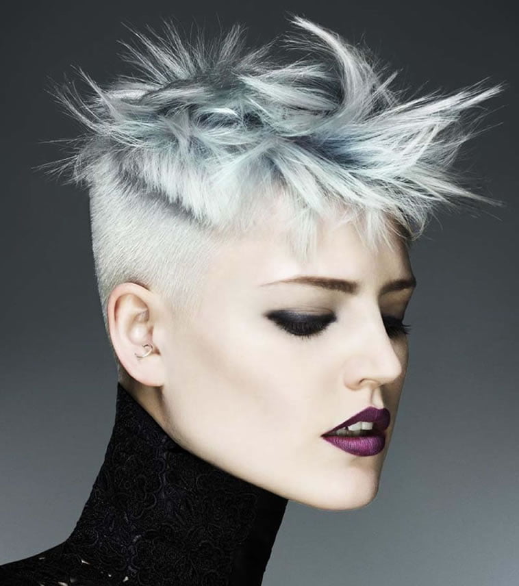 40 Endearing hair colors for short hairstyles & pixie ...