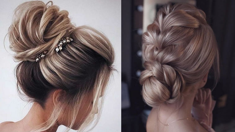Ballerina bun wedding hairstyles