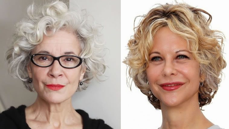 pixie curly hair for older women over 60