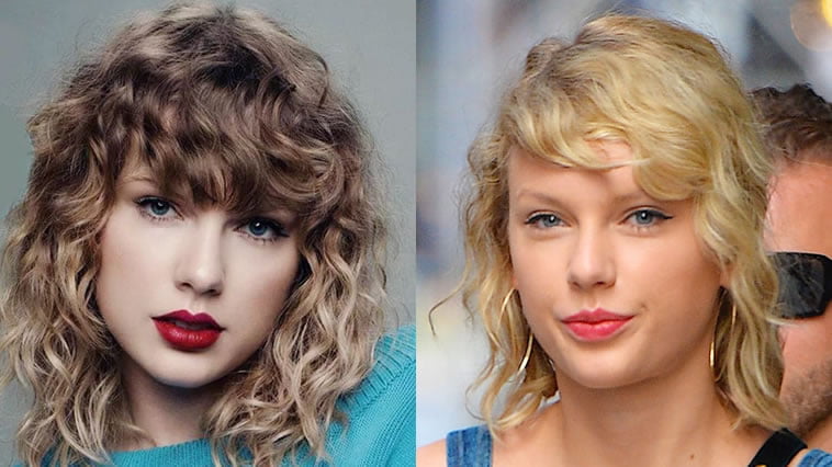 Taylor Swift curly hair