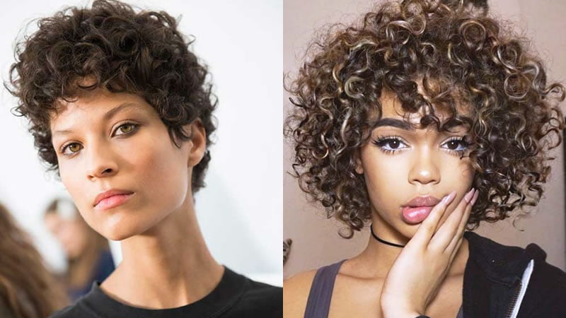 easy short curly hair