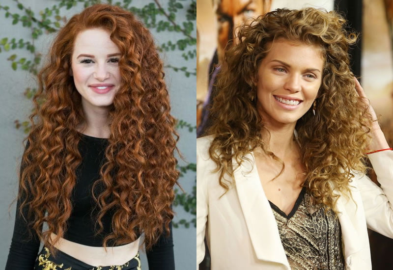 Long curly haircuts 2019-2020